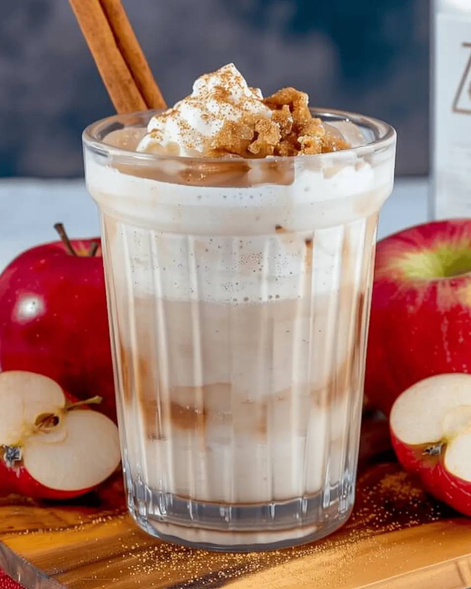 Iced Apple Crisp Cream Chai Latte: The Indulgent Summer Treat