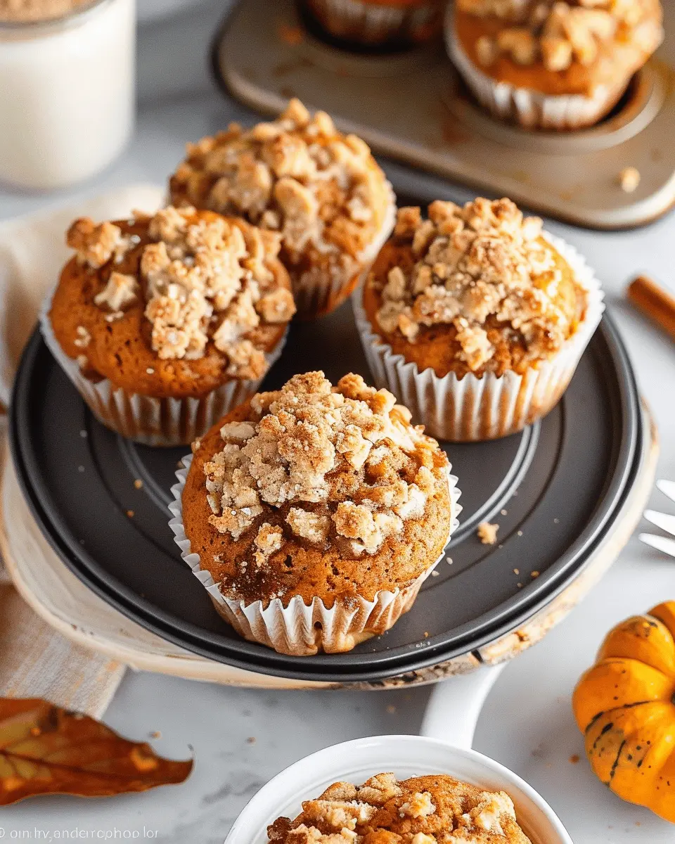 Apple Pumpkin Streusel Muffins: Easy Small Batch Delight
