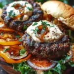 Burger Bowls with Caramelized Onion Aioli