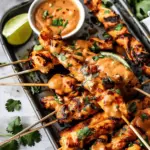 Chicken Satay with Peanut Sauce