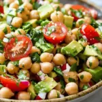 Chickpea Salad with Avocado
