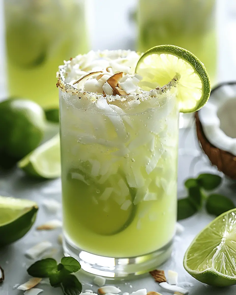 Coconut Lime Refresher: The Best Refreshing Boost for Your Day