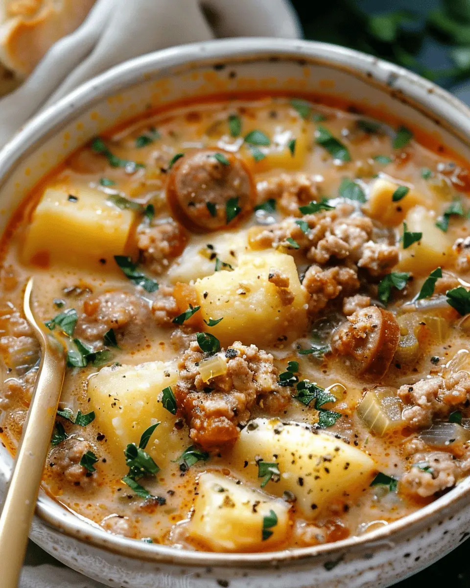 Cozy Italian Sausage and Potato Soup: A Heartwarming Delight