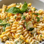 Creamy Street Corn Pasta Salad