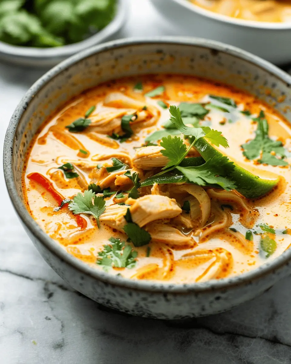 Easy Thai Chicken Curry Soup: A Cozy, Flavorful Delight to Savor