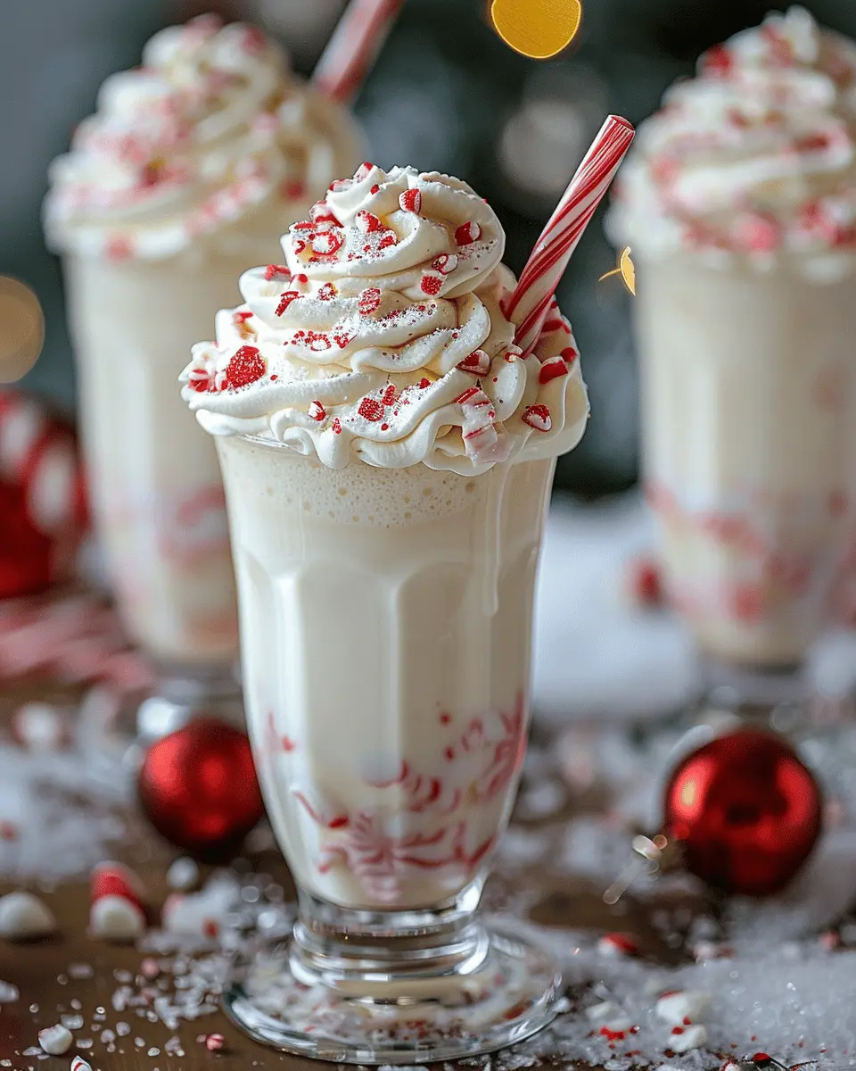 Festive Peppermint Christmas Float: Easy Holiday Indulgence
