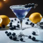 Frostbite Blueberry Martini Cocktail
