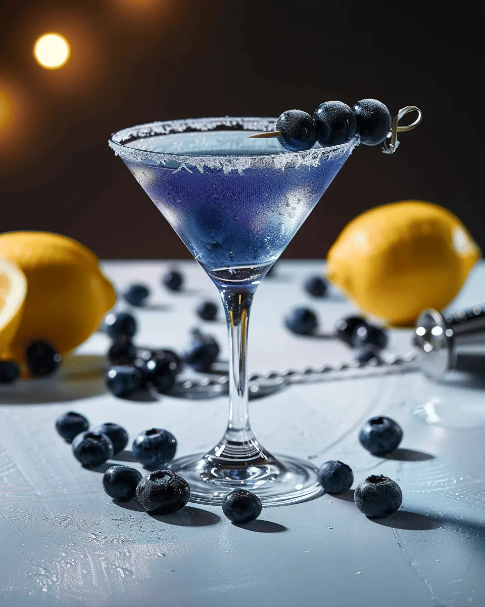 Frostbite Blueberry Martini Cocktail: An Indulgent Treat for You