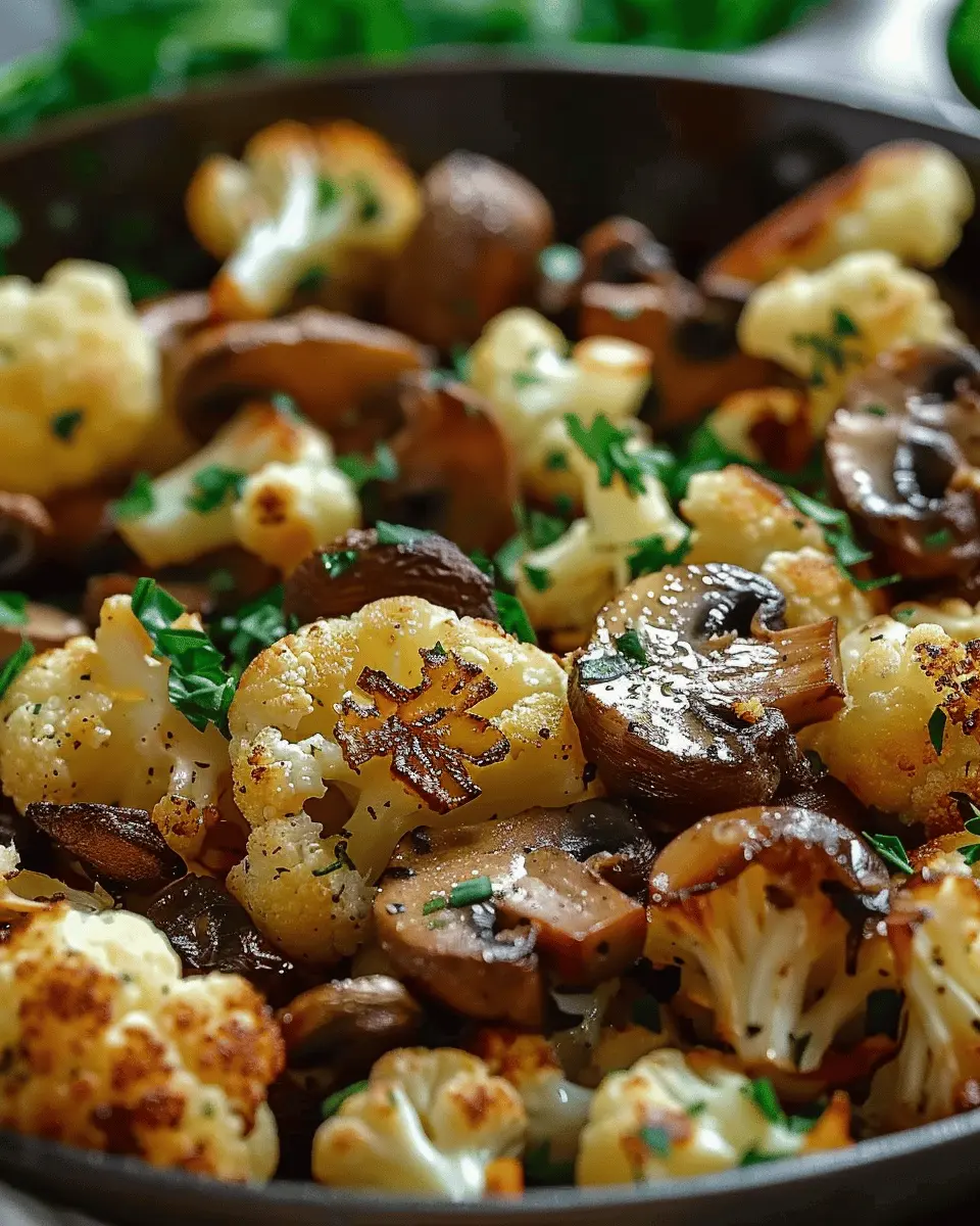 Garlic Cauliflower Mushroom Skillet: A Simple, Flavorful Delight