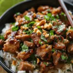 Ginger Lime Pork with Coconut Rice