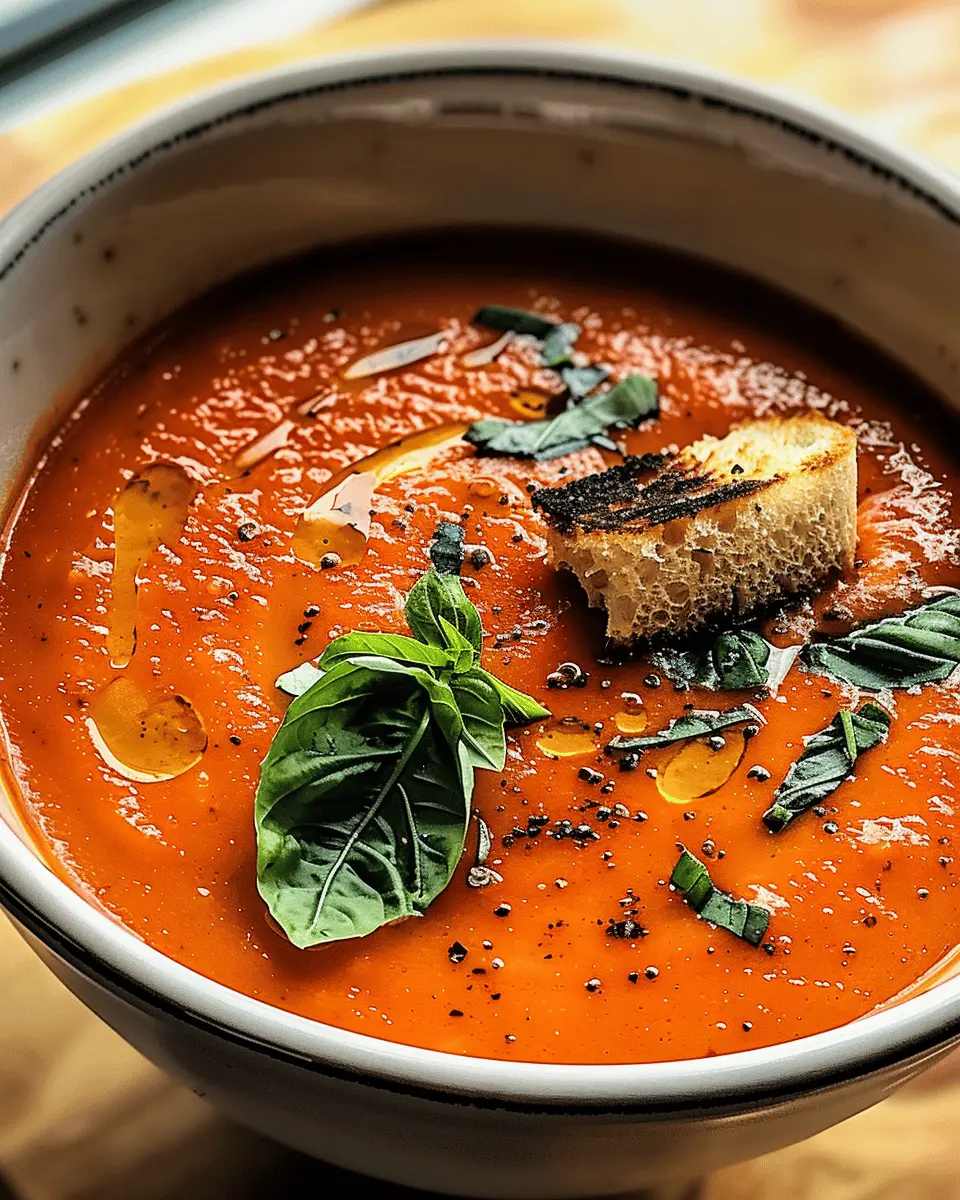 Gordon Ramsay’s Roasted Tomato Soup: A Comforting Delight with Turkey Bacon
