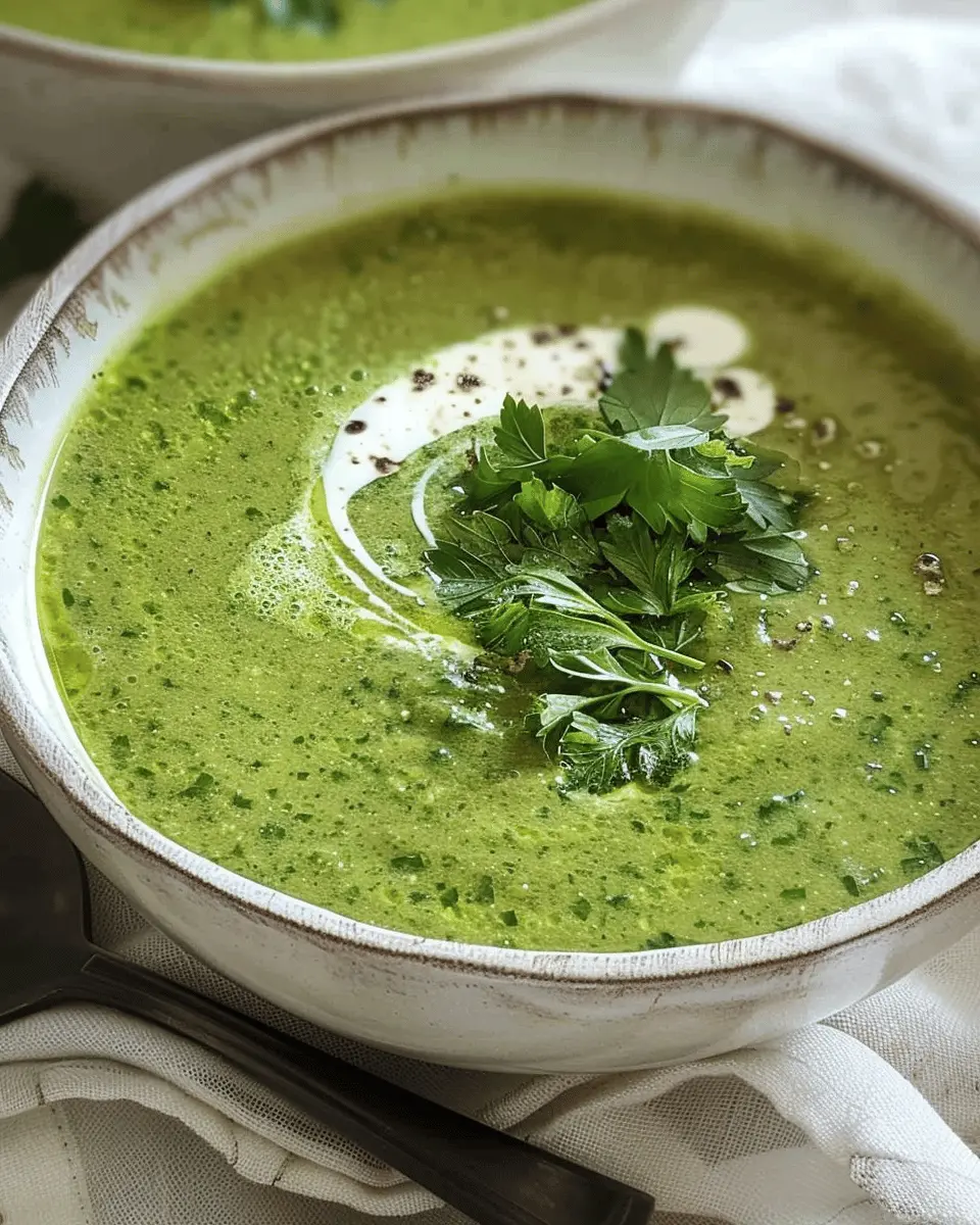 Green Goddess Soup Recipe for Healthy Immunity-Boosting Bliss