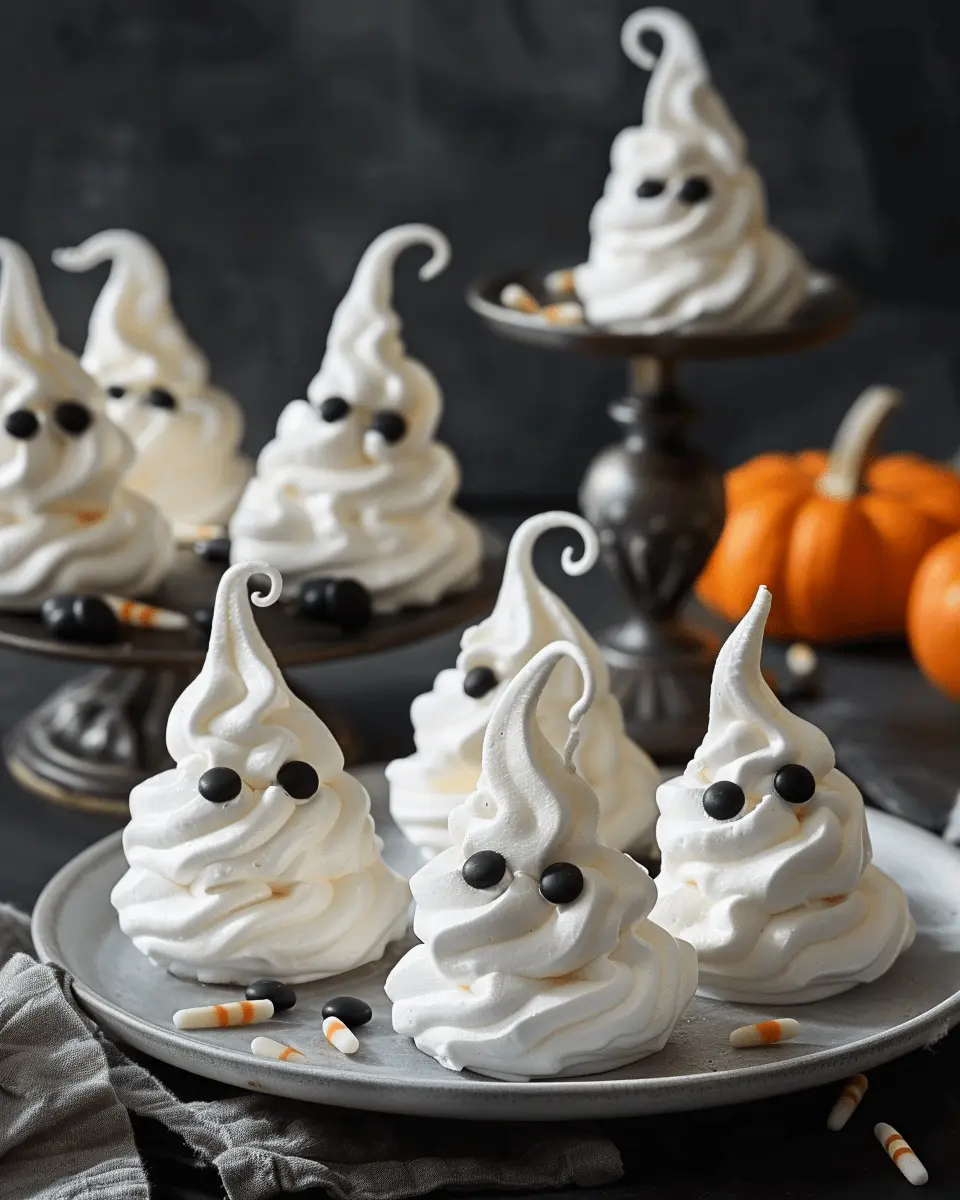 Halloween Ghostly Meringues: Easy and Spooky Sweet Treats for All
