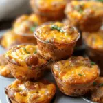 High-Protein Pancake Sausage Mini Muffins