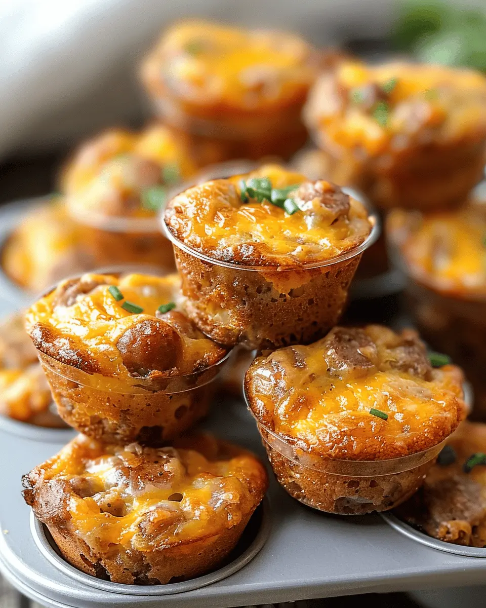 High-Protein Pancake Sausage Mini Muffins for a Guilt-Free Breakfast