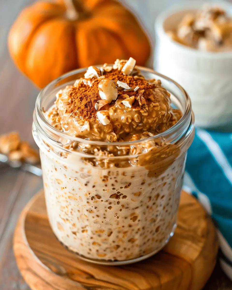 High Protein Pumpkin Overnight Oats: The Best Energizing Breakfast