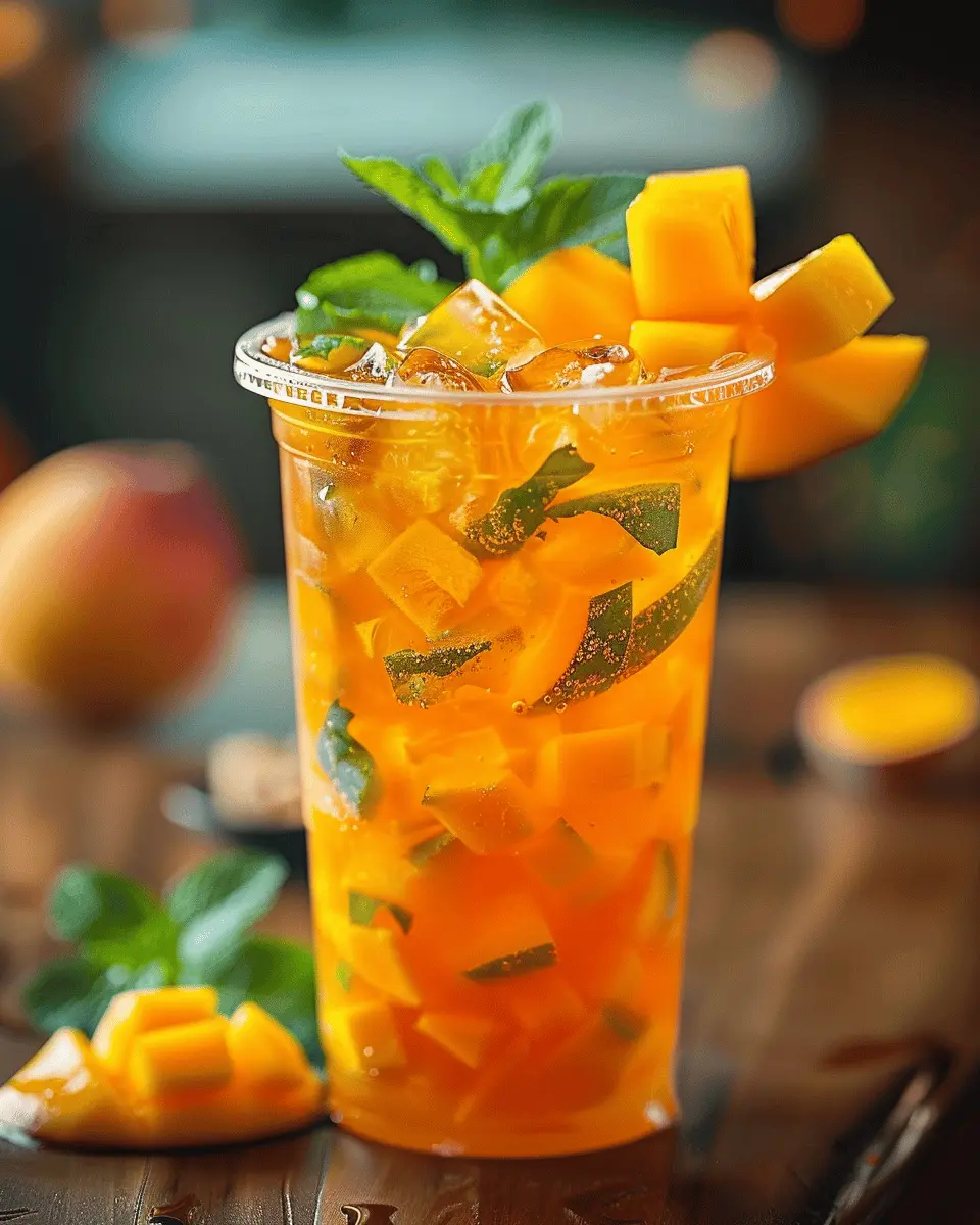 Mango Iced Tea: Refreshing Recipe for a Juicy Summer Sipper