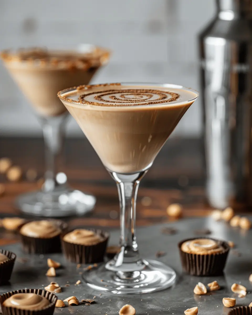 Peanut Butter Cup Martini: Indulgent Dessert Cocktail Delight