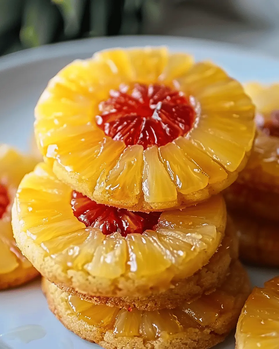 Pineapple Upside-Down Cookies: Easy, Fruity Delights for Everyone
