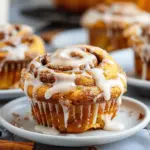 Pumpkin Cinnamon Roll Muffins