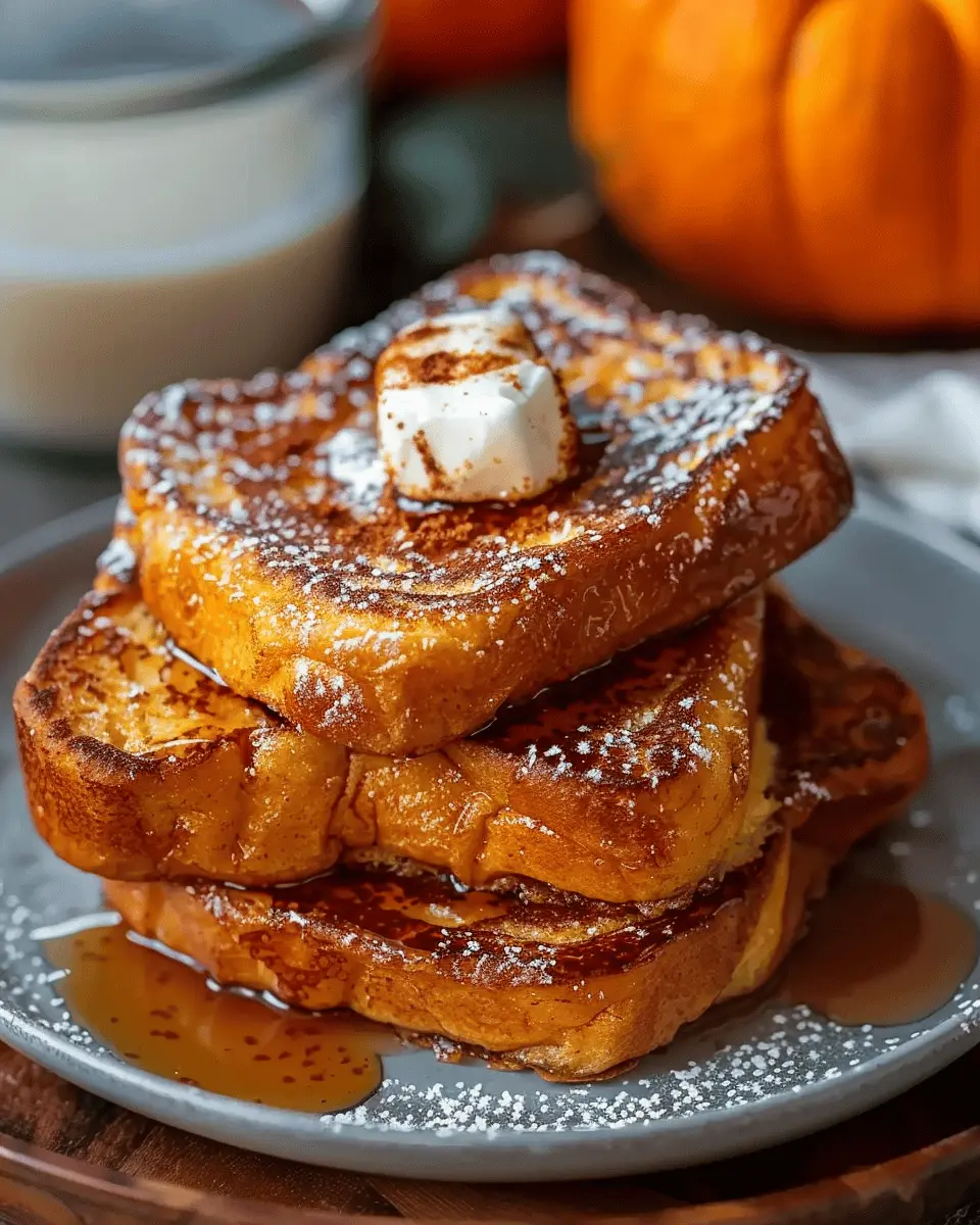 Pumpkin French Toast: The Best Cozy Breakfast with Turkey Bacon