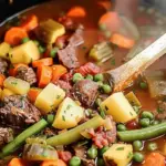 Slow Cooker Beef and Vegetable Soup
