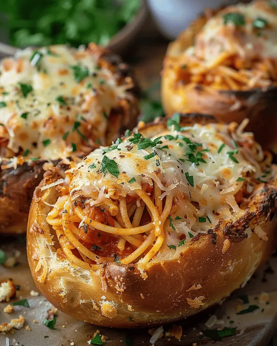 Spaghetti Garlic Bread Bowls: A Delicious Twist on Comfort Food