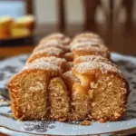 Spiced Apple Cider Donut Loaf with a Cinnamon Sugar Crust