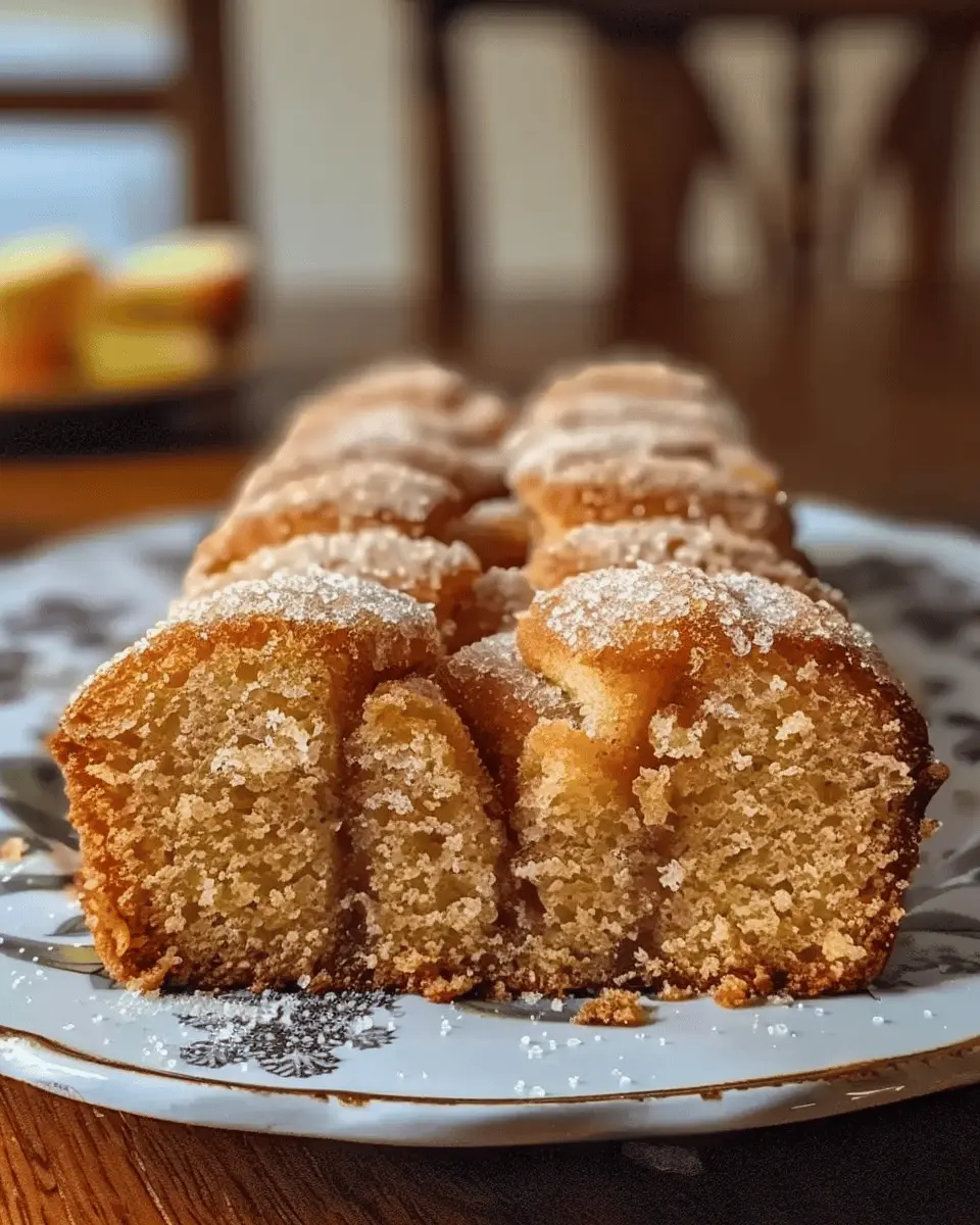 Spiced Apple Cider Donut Loaf with a Delicious Cinnamon Sugar Crust