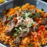 Steak Queso Rice