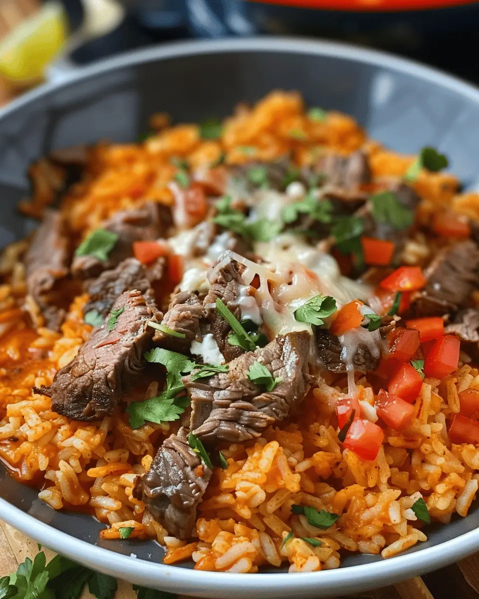 Steak Queso Rice: A Juicy Twist on Comfort Food Classics
