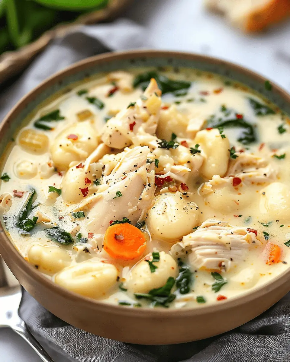 Tasty Rotisserie Chicken Gnocchi Soup: A Cozy, Easy Delight