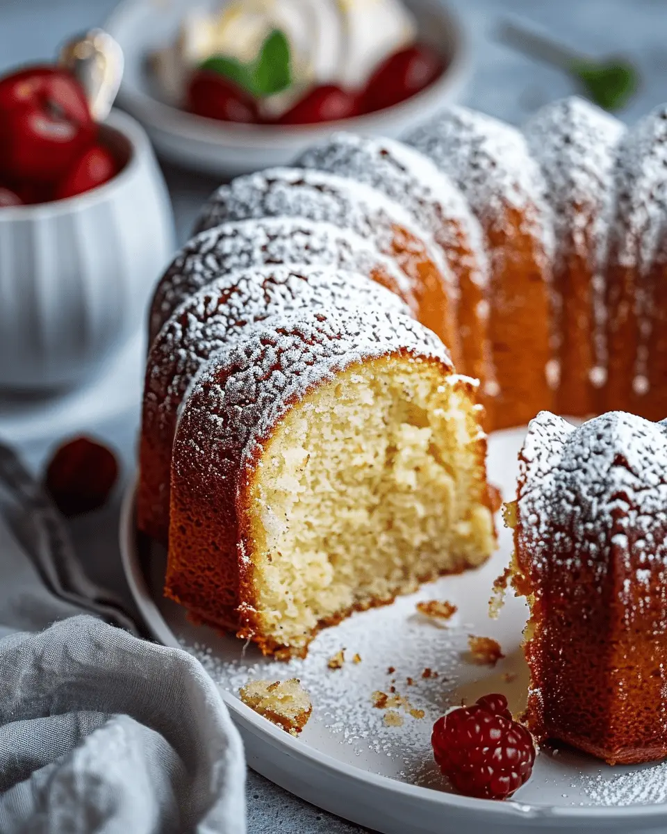 Vanilla Pound Cake: The Best Easy Recipe for Home Bakers