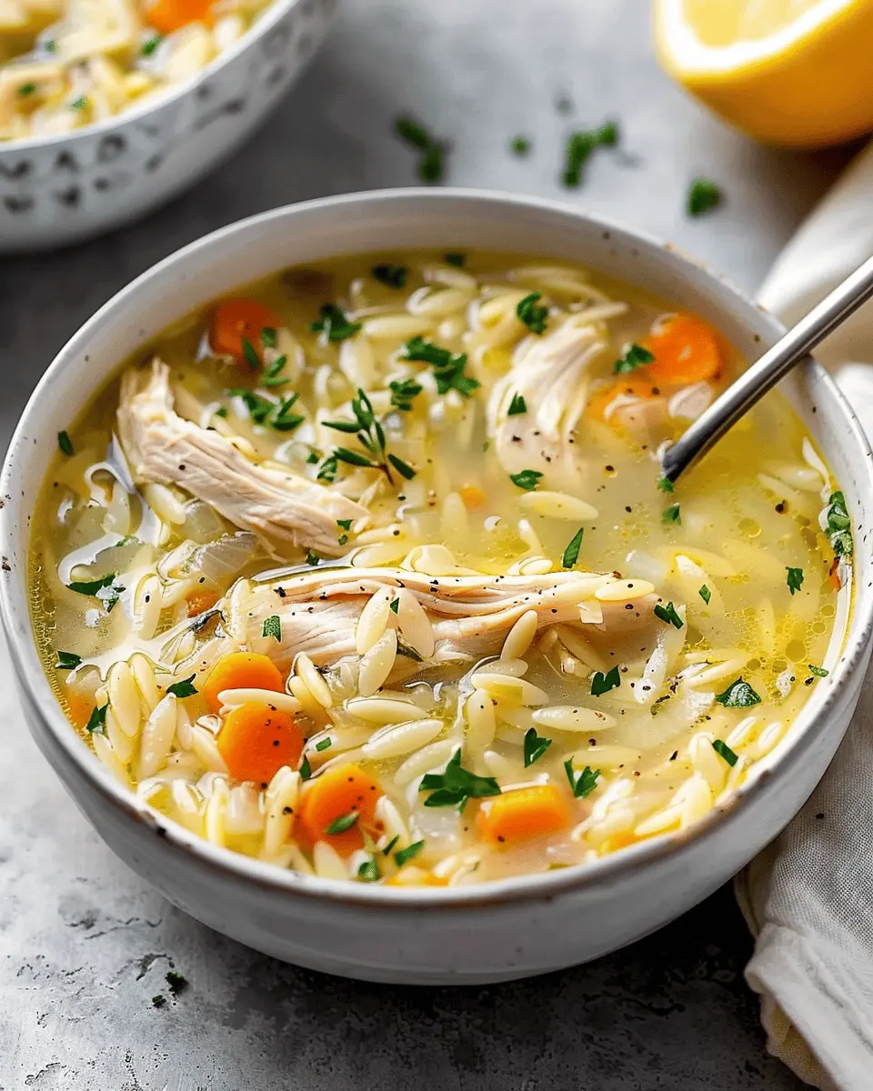 Lemon Chicken Orzo Soup: The Best Comfort in a Bowl