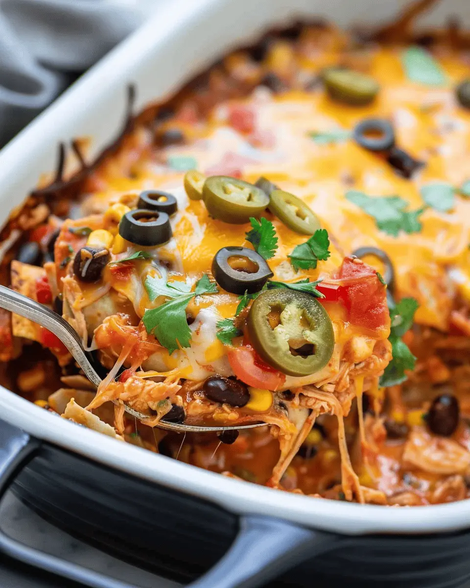 Crockpot Chicken Enchilada Casserole: Easy Family Favorite Recipe