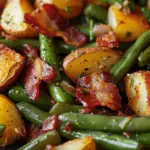 Country Ranch Green Beans and Potatoes with Bacon Recipe