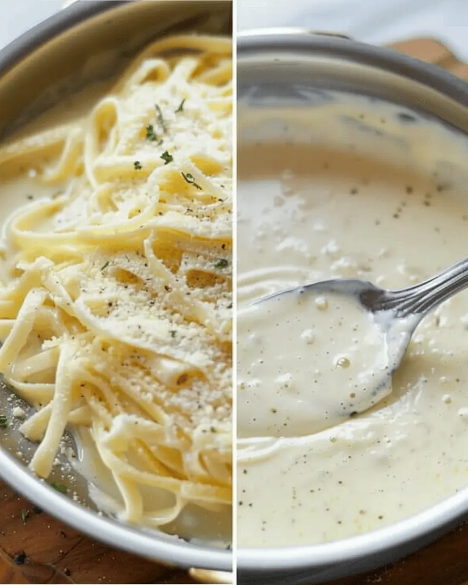 Olive Garden’s Alfredo Sauce: Easy Turkey Bacon & Chicken Ham Twist