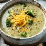 Keto Creamy Broccoli Cheddar Soup
