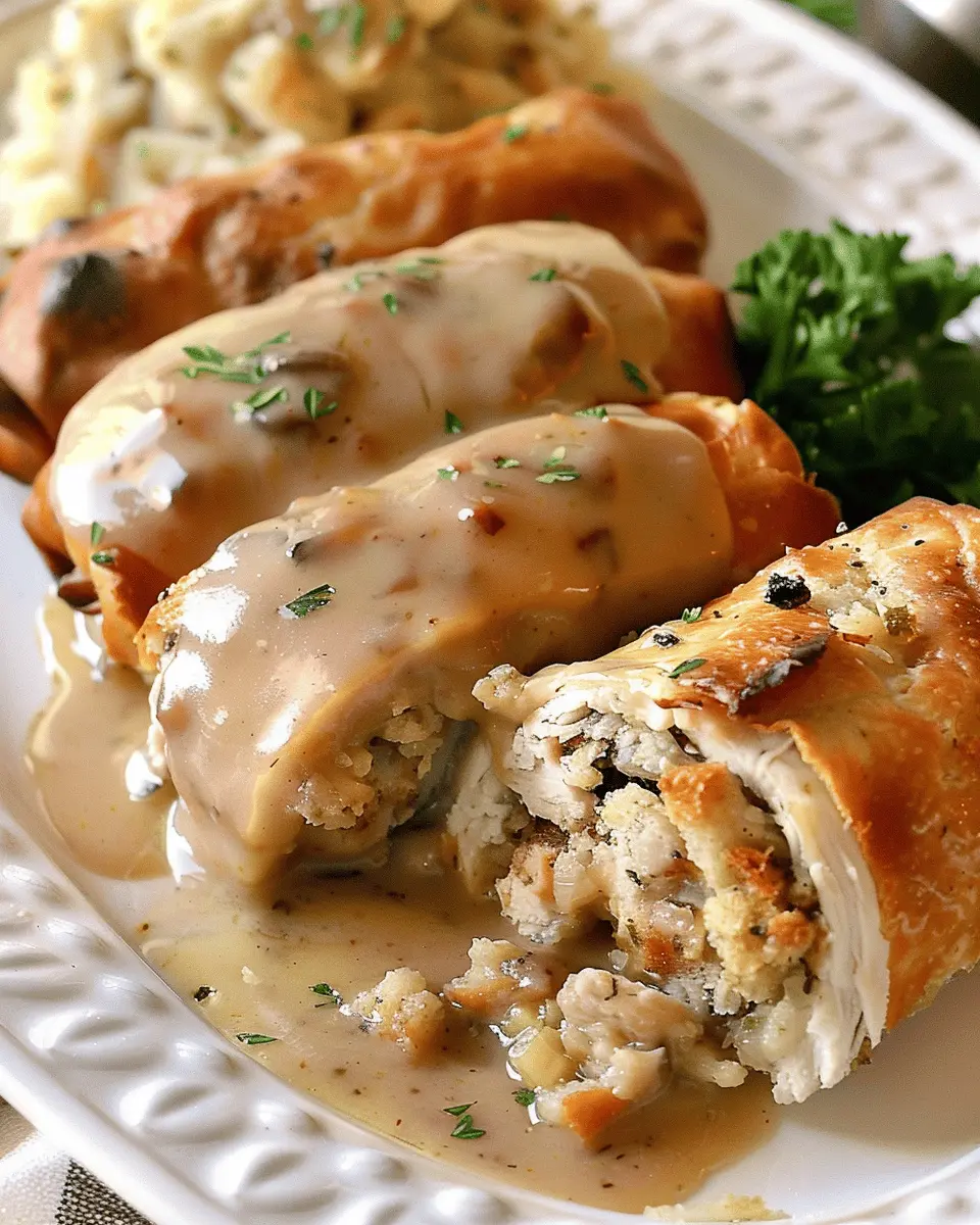 Easy Turkey & Stuffing Roll Ups: Indulgent Comfort Food Delight