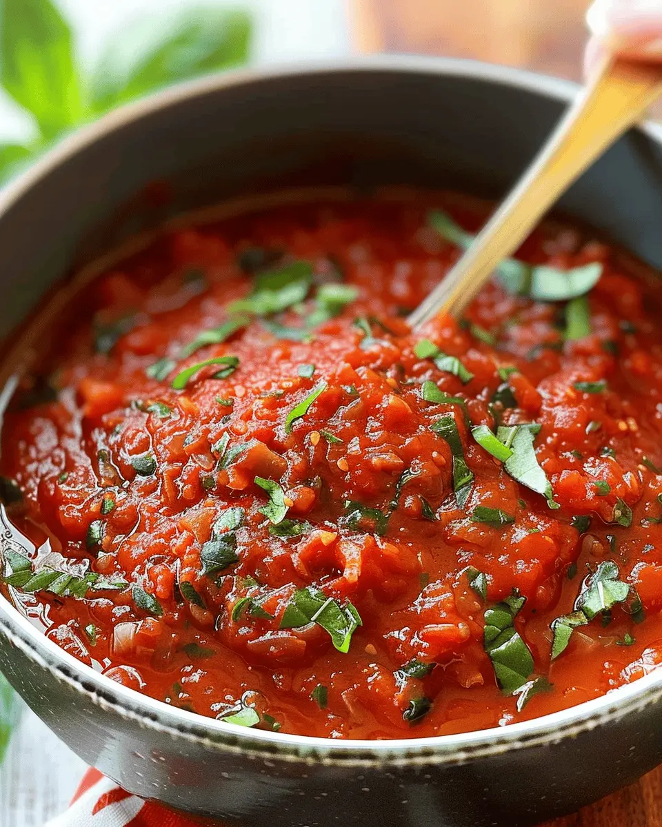 marinara sauce homemade: The Best Easy Recipe for Everyone