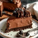Creamy No Bake Chocolate Cheesecake