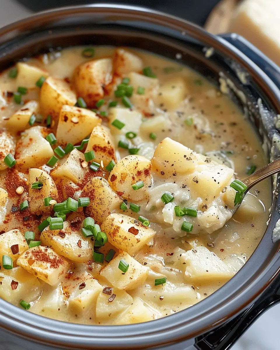 Crockpot Potato Soup: Indulgent Comfort with Turkey Bacon and Chicken Ham