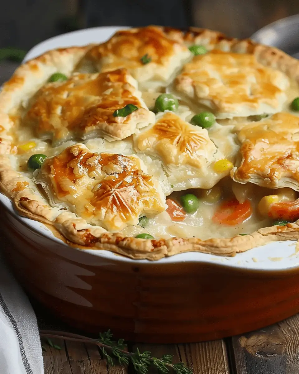 Easy Homemade Chicken Pot Pie Casserole: Comfort Food Delight
