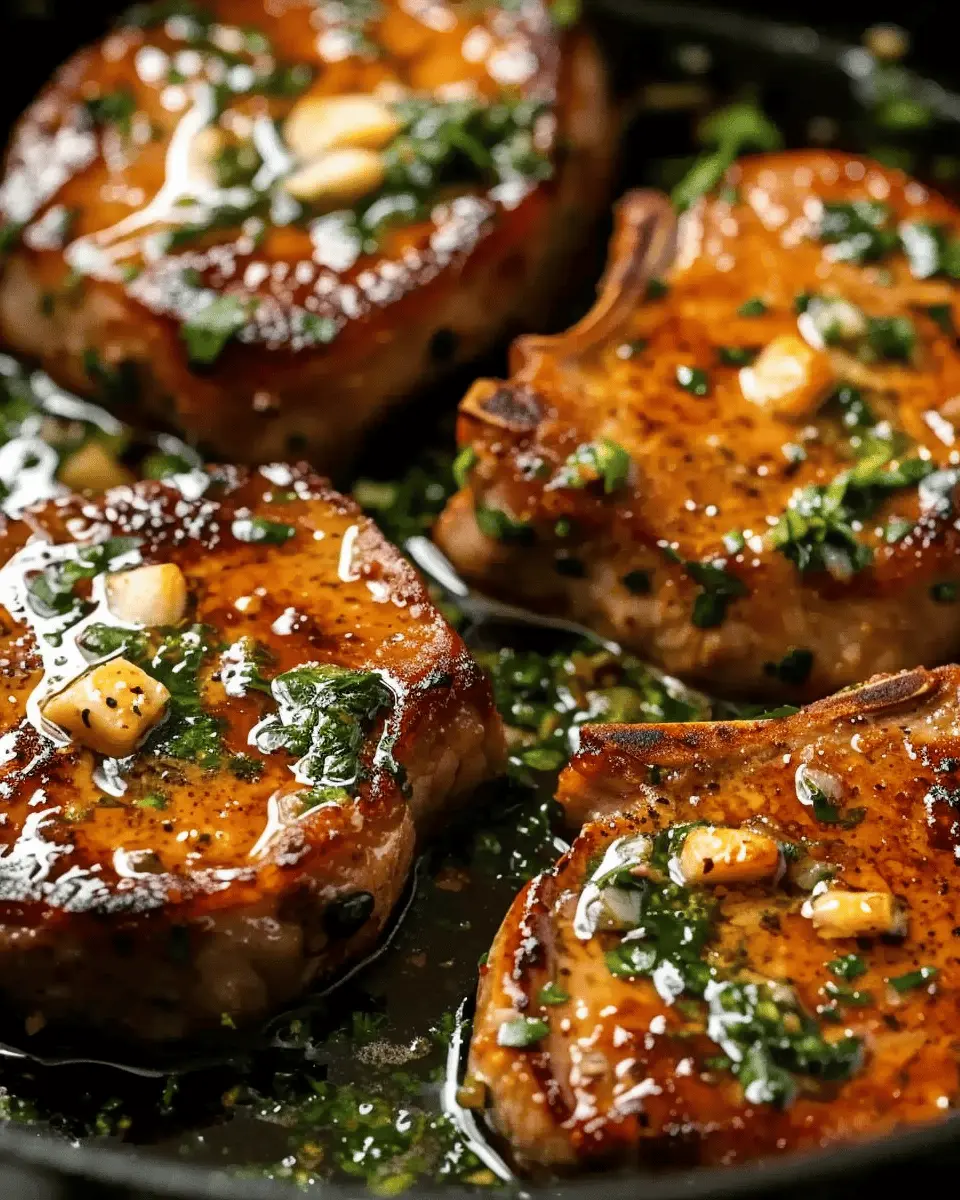 Garlic Butter Pan Seared Pork Chops: A Juicy Family Favorite
