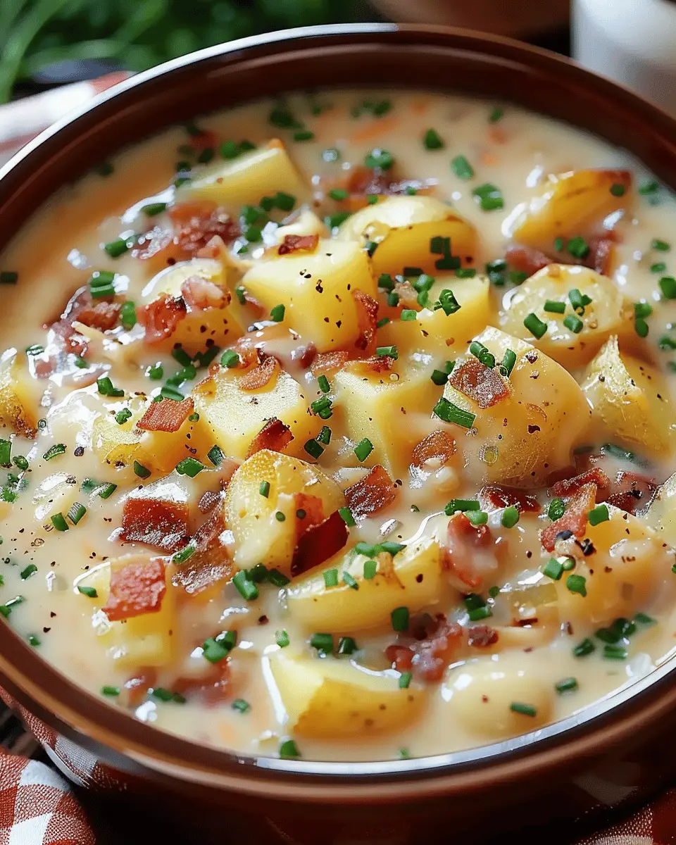 Crock Pot Crack Potato Soup: Indulgent Turkey Bacon and Chicken Ham Delight