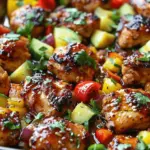 Hawaiian Chicken Sheet Pan