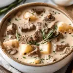 Creamy Steak & Potato Soup