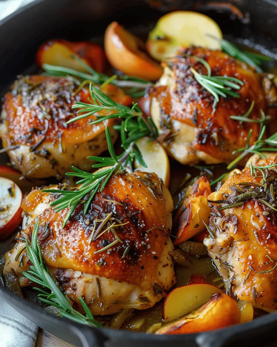 Rosemary Apple Cider Chicken: A Juicy Twist on Comfort Food