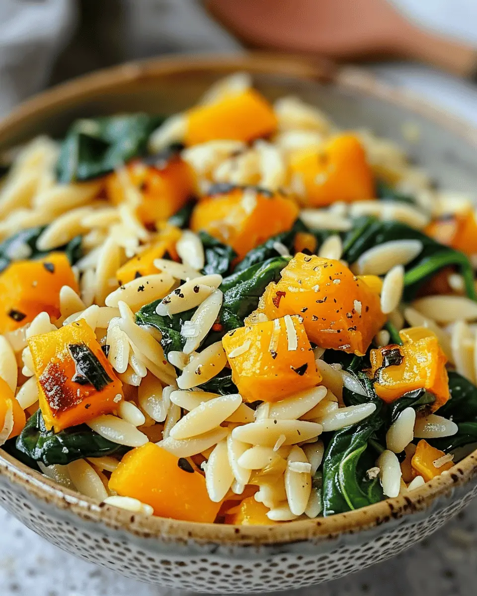 Creamy Orzo with Roasted Butternut Squash: Easy Comfort Food Delight
