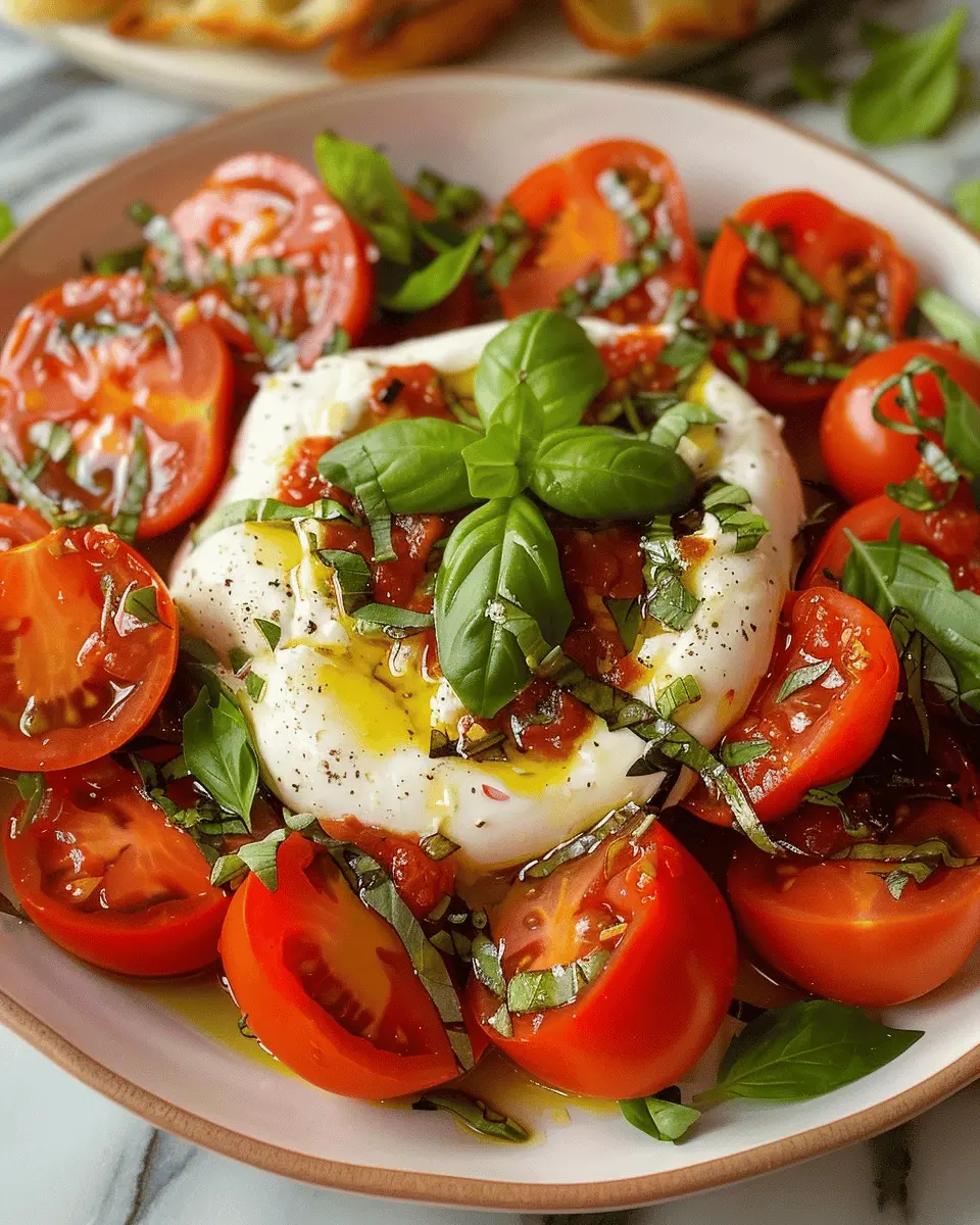 Tomato Burrata Salad: Easy, Fresh, and Full of Flavor